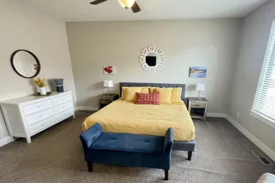 King Suite Bedroom and Ensuite Bathroom