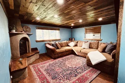 Cozy Living Room with Propane Fireplace