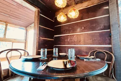Dining Table for Four - Additional Seating at the Kitchen Island
