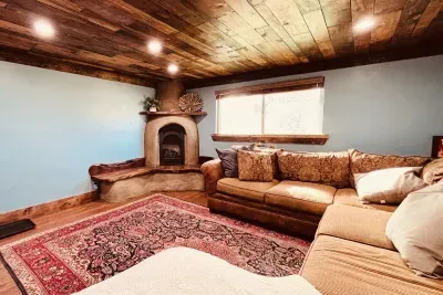 Cozy Living Room with Propane Fireplace