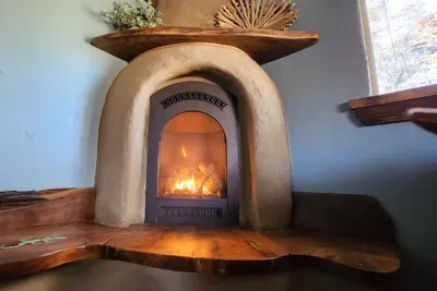 Cozy Living Room with Propane Fireplace