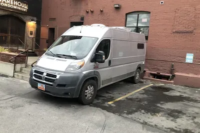Assigned Spot with Van for Reference