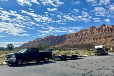 Plenty of extra parking for trailers within the development