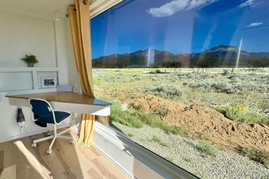 Work desk with La Sal mountain views!