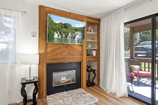 Living room with access to the paio