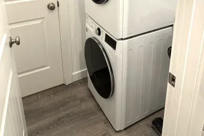 Private washer & dryer for your convenience