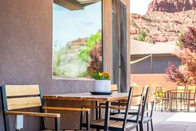 Enjoy the Mesa Views from the back patio