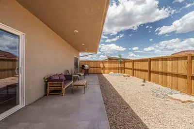 Outdoor Patio with Seating & Grill