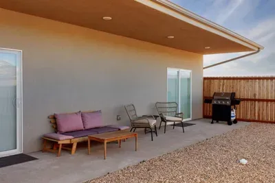 Outdoor Patio with Seating & Grill