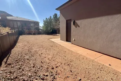 Separate fenced area - great for dogs