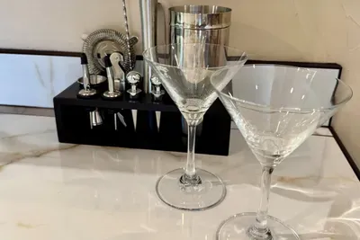 After a great adventure... Martini Time!