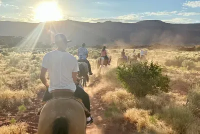 Explore nearby Castle Valley by horseback!