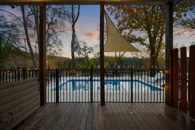 Brand new heated pool
