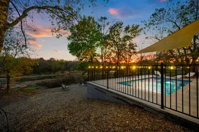 Brand new heated pool