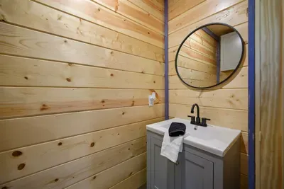 Half Bath attached to Game Room