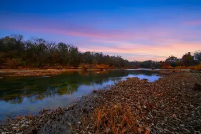 Glover River in the backyard