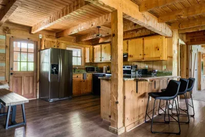 Kitchen with Counter Stools