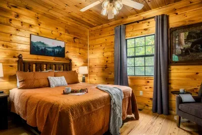 Bedroom 1 with king bed