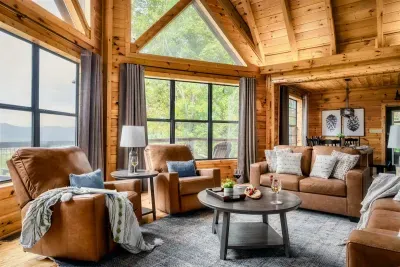 Living Room with amazing views