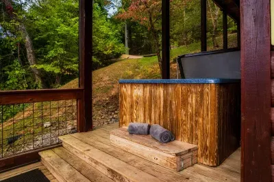 Hot Tub on Lower Deck