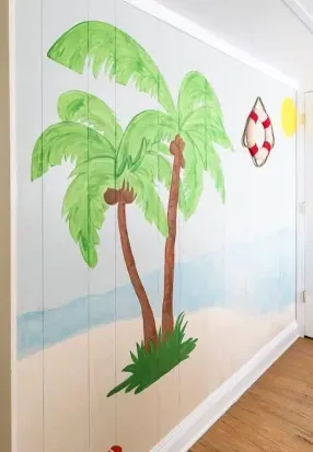 Grand Isle Upstairs Mural