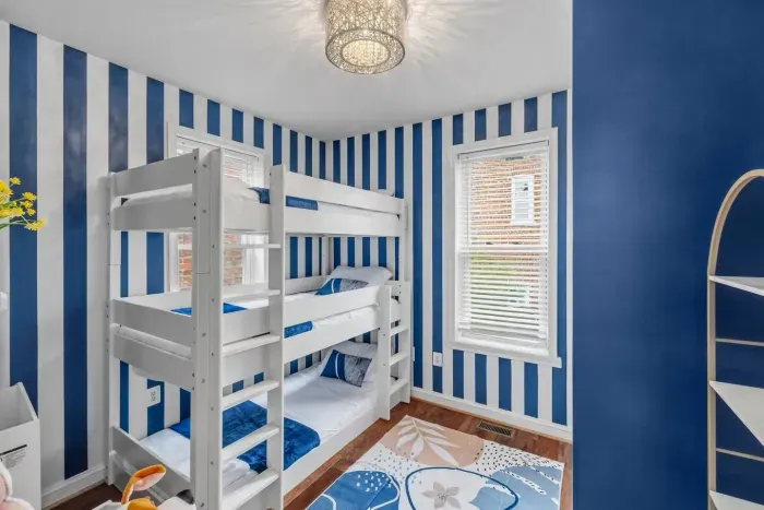 Kids toys and books provided.