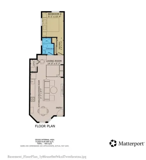 Floor Plan of Lower Level