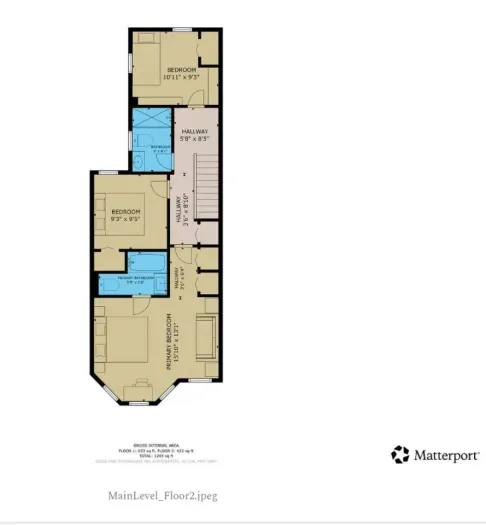 Floor Plan of 2nd Level
