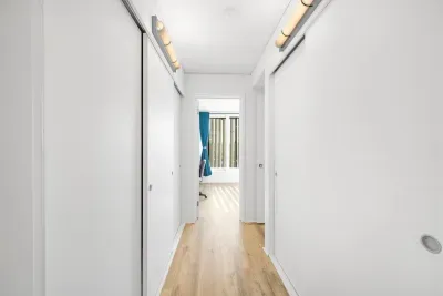 Hallway Closets provide plenty of storage - Leading to the Bedroom