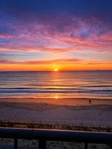 Sunset view from the Balcony