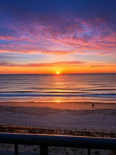 Sunset view from the Balcony
