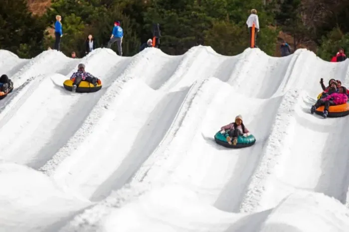 Snow tubing!