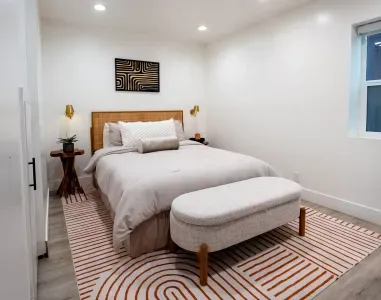 First bedroom downstairs