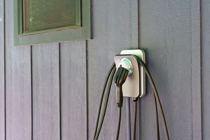 Convenient on-site EV charger for easy, eco-friendly travel