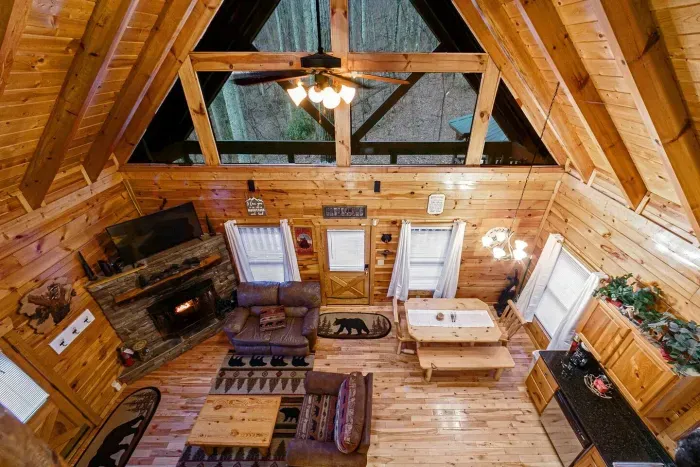 Vaulted ceilings, natural light, new furniture and decor 