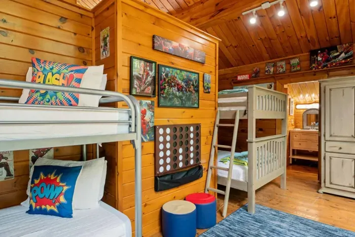 Connect 4, bean bags, marvel paradise 