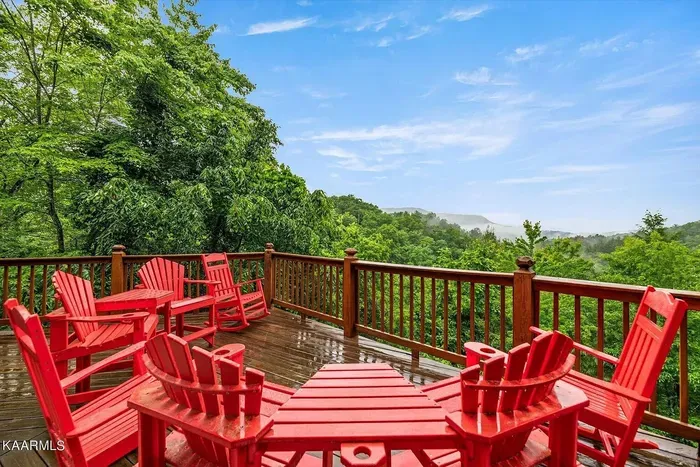 View from upstairs deck