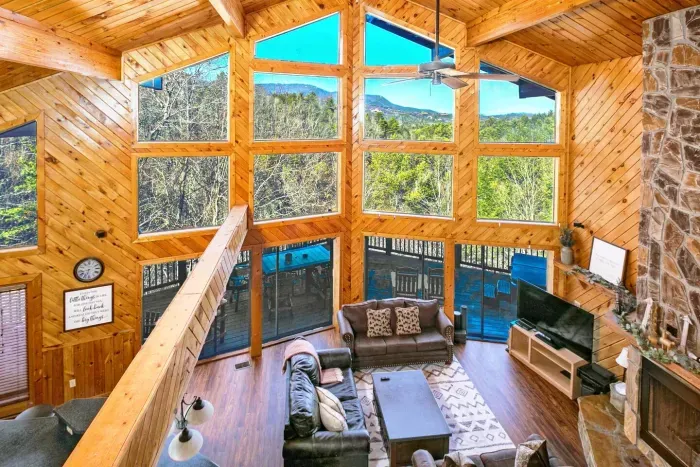 View from loft during winter