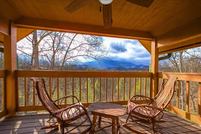 One of two decks with spectacular views 