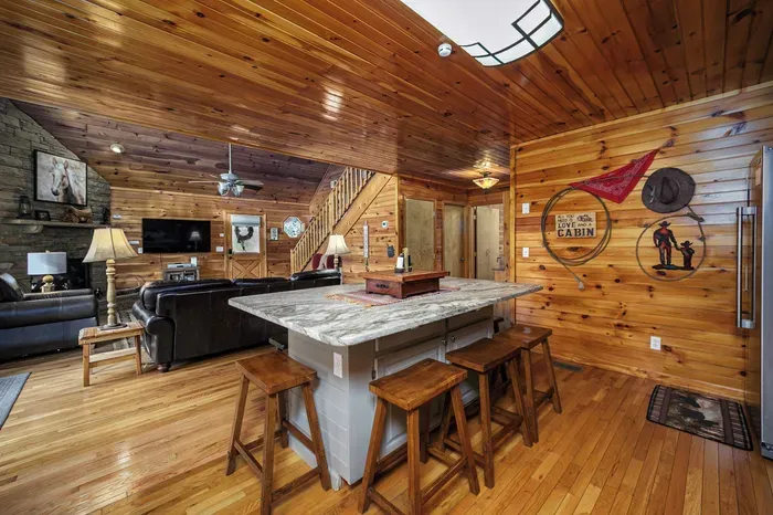 Cowboy decor and mountain charm
