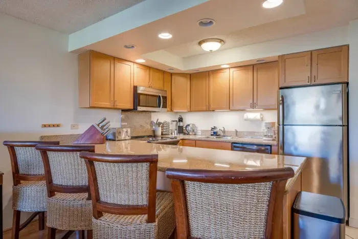 Refuel and hit the nearby beach! 