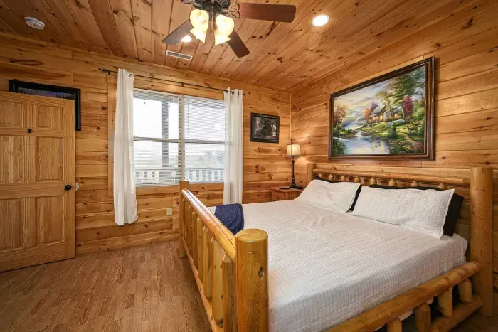 One of six king bedrooms with en suite full bathrooms 