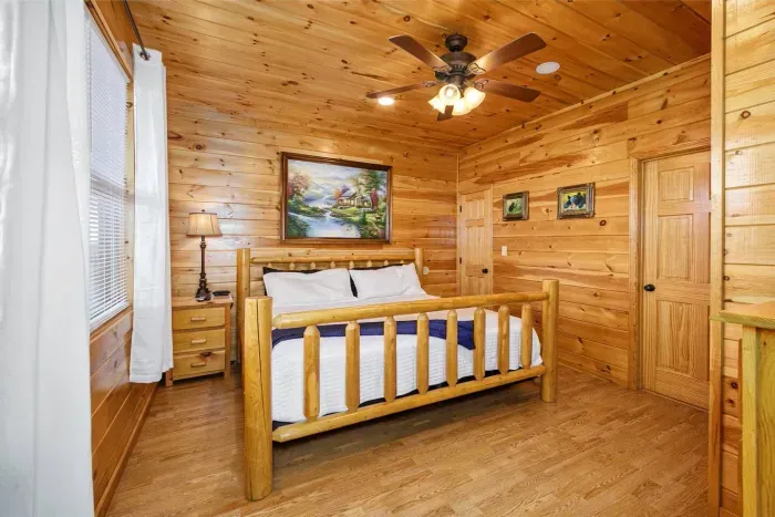 One of six bedrooms with en suite bathrooms 