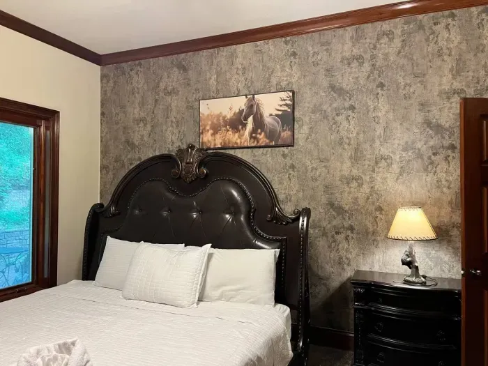 Bedroom currently has this wallpaper