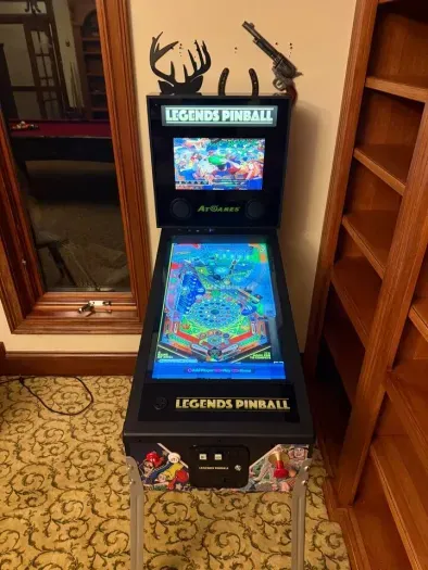 Virtual pinball with over 12 games 