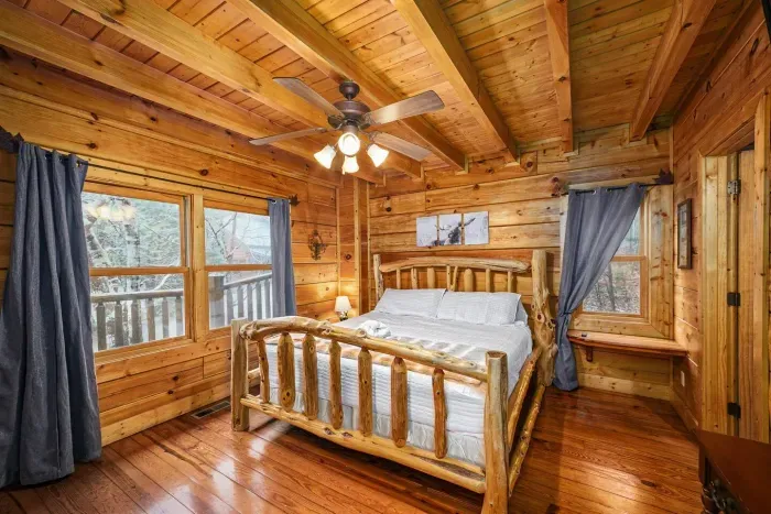 1 of 3 bedrooms with en suite full bathroom 