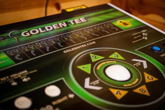 Golden Tee arcade game adds a fun, interactive entertainment space