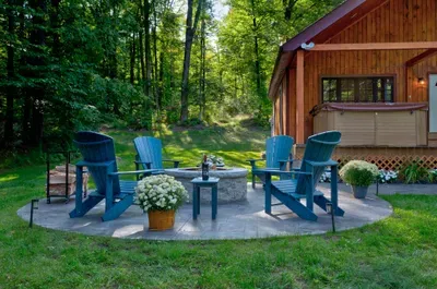 Pull up a chair, light the fire, and settle in for an evening surrounded by the Vermont woods.