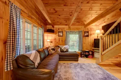 A cozy place to come together after a day outside—or simply stay in and enjoy doing nothing at all.
