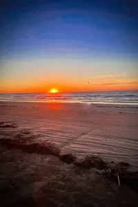 End your day with a Texas Gulf Coast sunset – best enjoyed with a cold drink in hand. 
